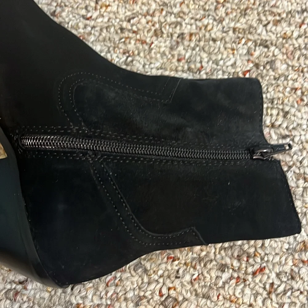 NEW Coconuts by Matisse Women's Black Fringe Jane Western Ankle Boots Size 6